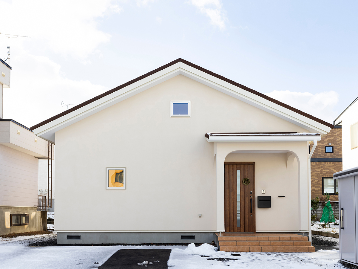 リビングワークの平屋の施工事例2