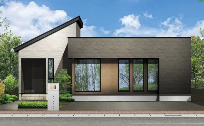 ロゴスホームの平屋事例