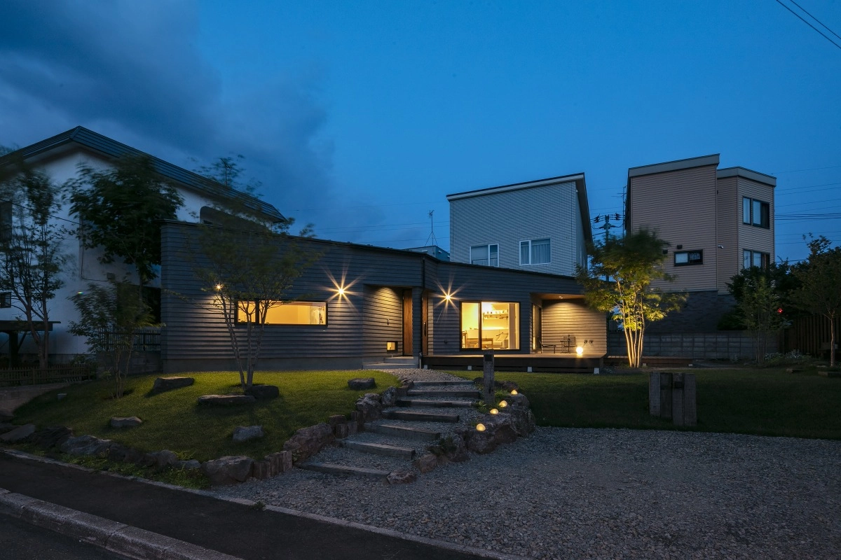 竹内建設の平屋施工事例1