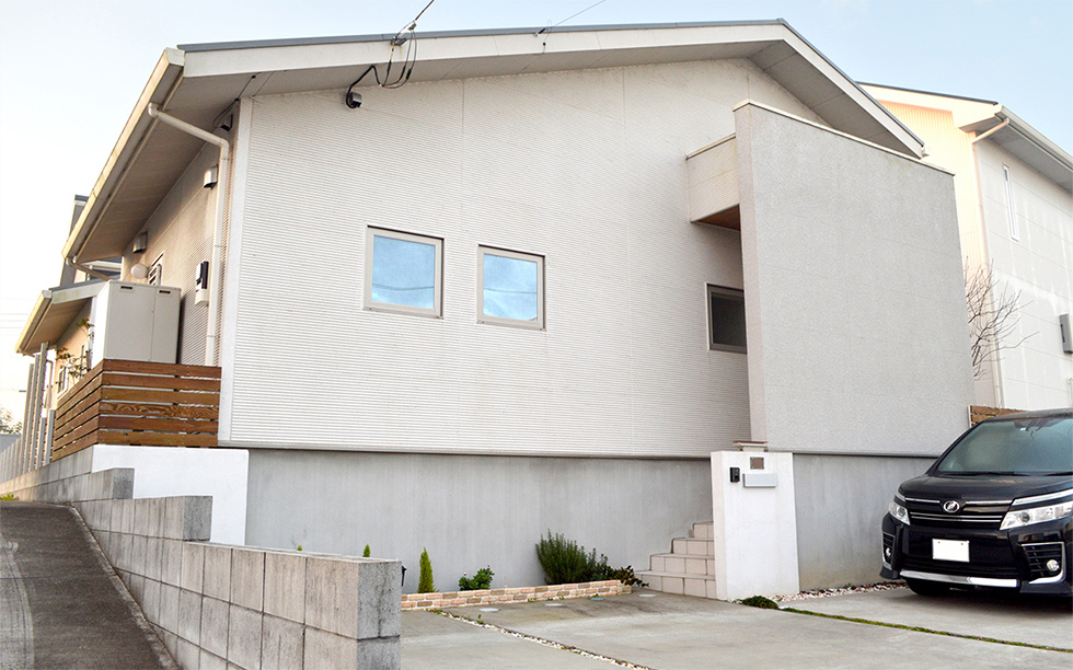 ユニバーサルホームの平屋の施工事例1